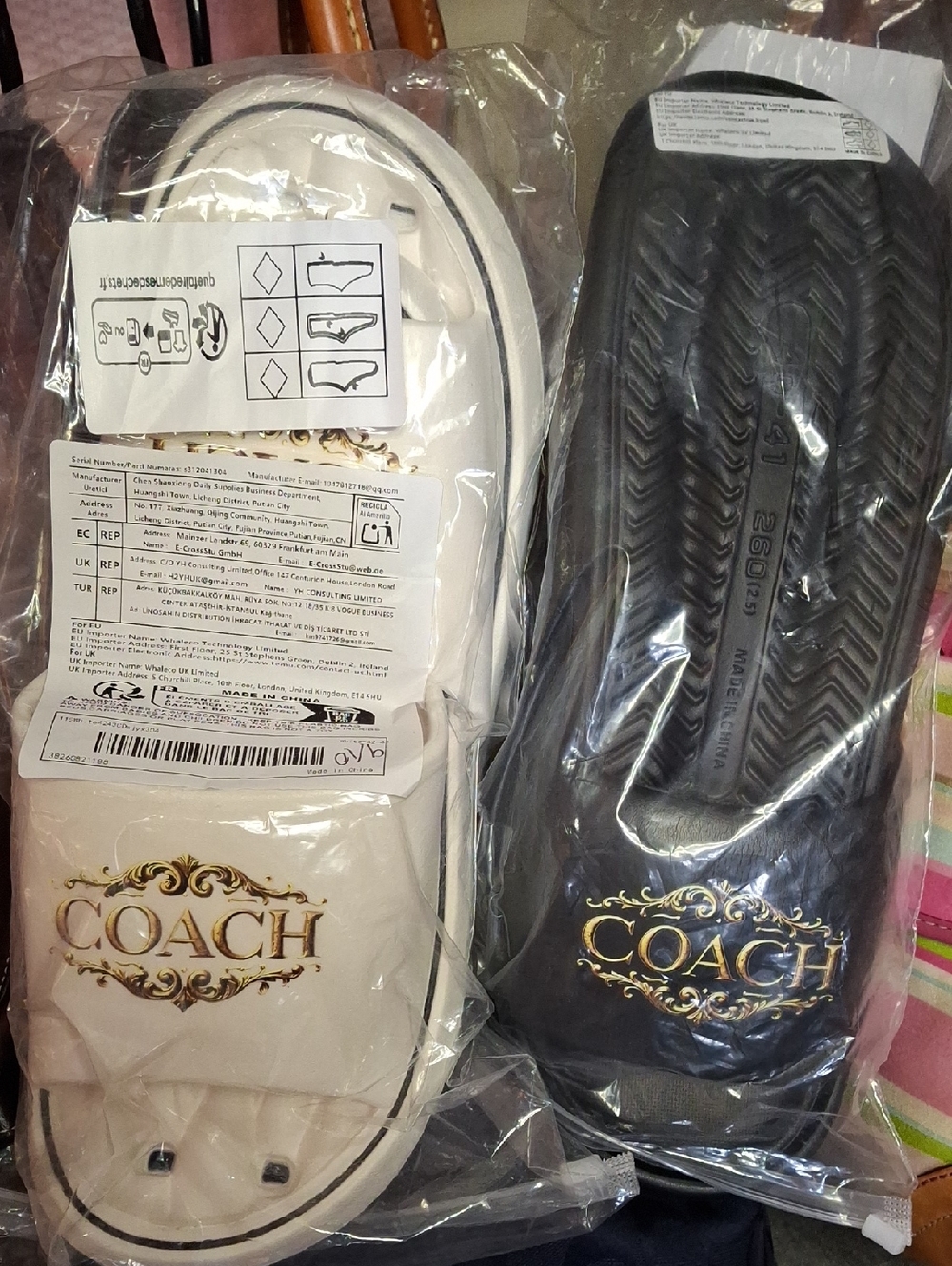 NEW SLIDES COACH LOGO, CLOGS LIKE CROCS, SLIPPER, SIZES 7-10 YOU PICK